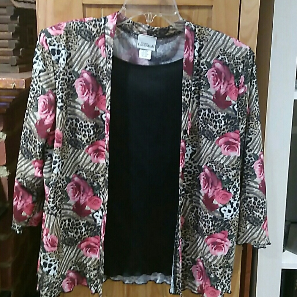 Misses sz m pullover one piece blouse